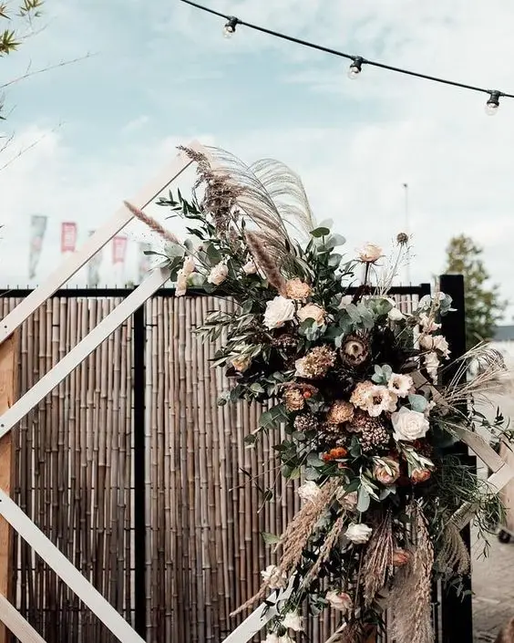 backdrop ruit met bloemen huur velvet green storiesbyjosan