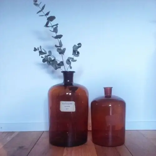 Vintage apothekersfles XL