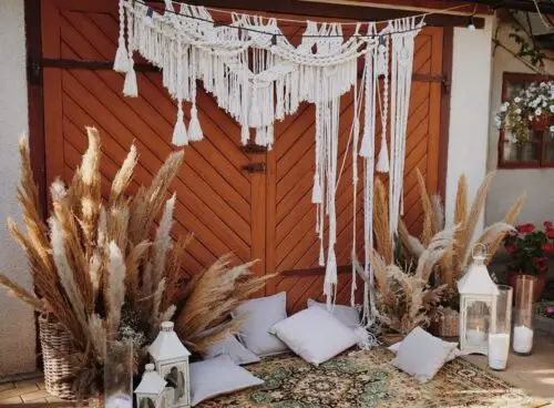 Macrame backdrop modern - Afbeelding 2