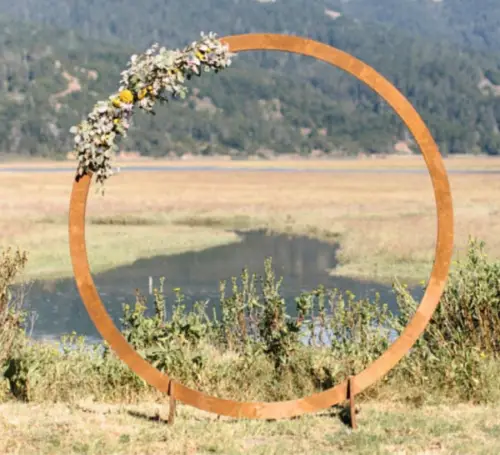 Backdrop Rond hout - Afbeelding 2