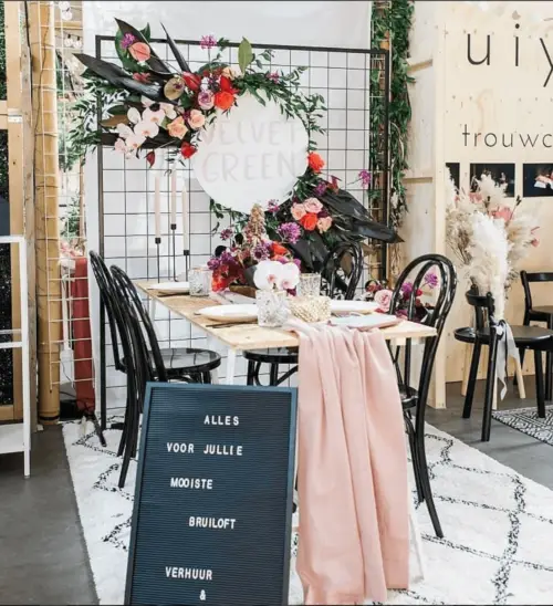Backdrop Grid zwart