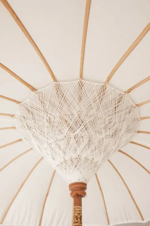 Parasol Bali wit - Afbeelding 4