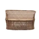 Rieten boho bank
