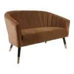 Bank velvet bruin - Afbeelding 2