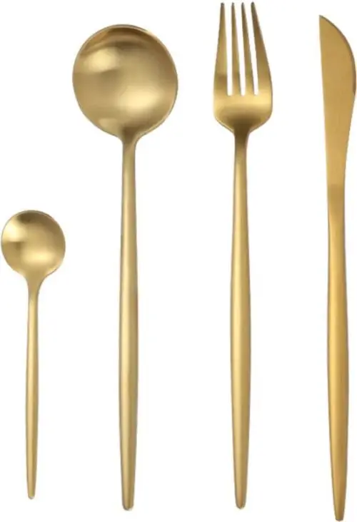 Bestekset Goud Deluxe uitgebreid - Afbeelding 2