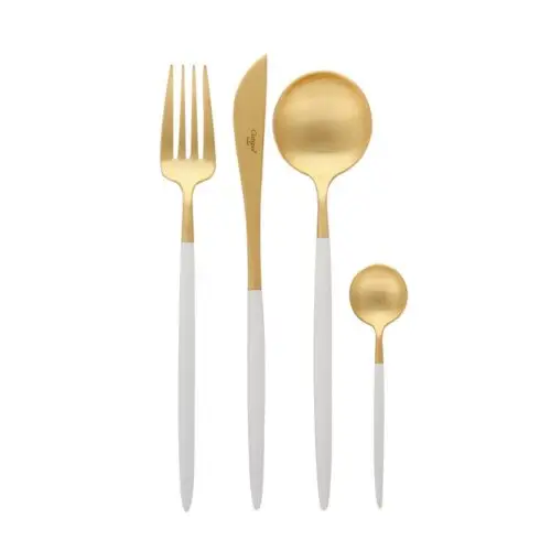 Bestekset Wit Goud Deluxe