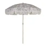 Parasol Boho tassel blauw