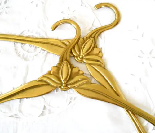 Brass vintage kleedhanger