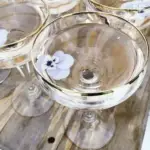 Champagne coupe retro gold - Afbeelding 5