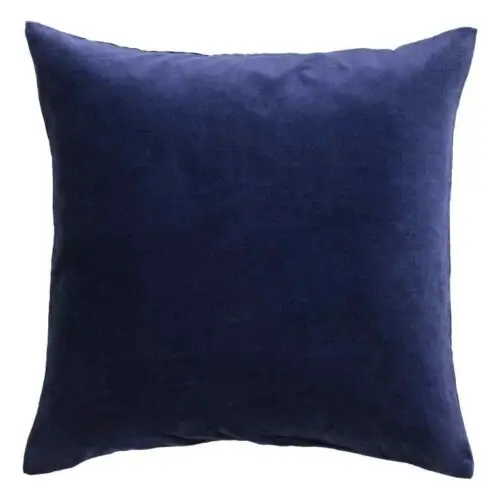 Kussen Fluweel donkerblauw