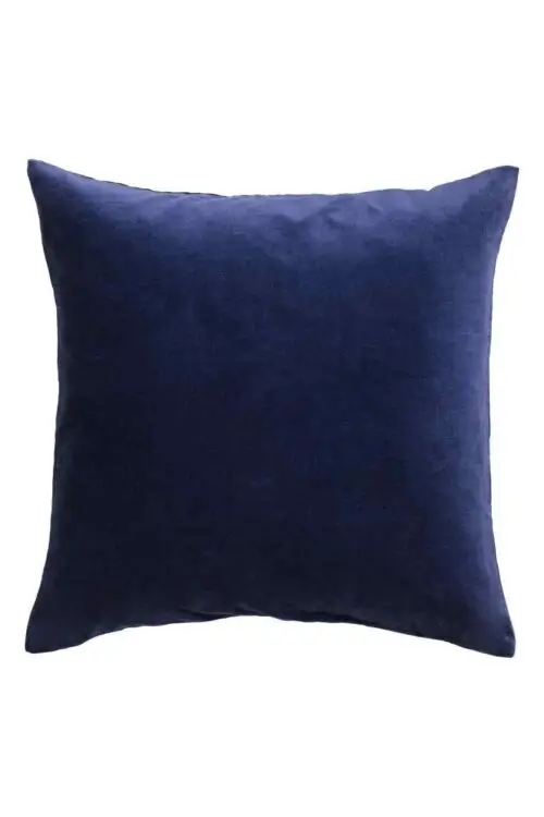 Kussen Fluweel donkerblauw
