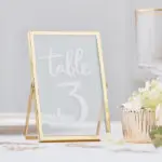 Tafelnummerhouder goud