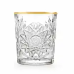 Libbey Hobstar whiskeyglas goud
