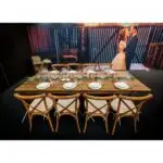Rustieke houten tafel
