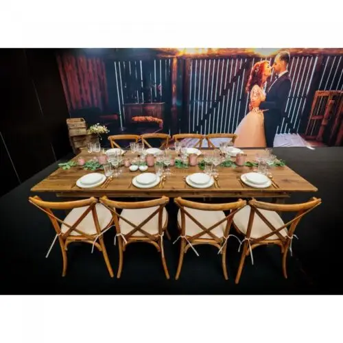 Rustieke houten tafel