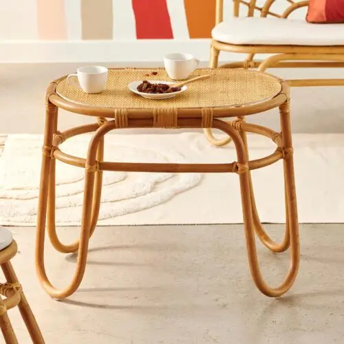 Kindertafel rotan Regenboog