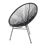 Loungestoel Acapulco zwart - Afbeelding 3
