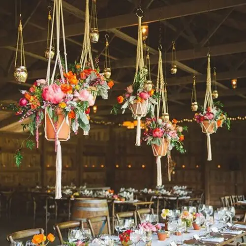 Plantenhanger Macrame