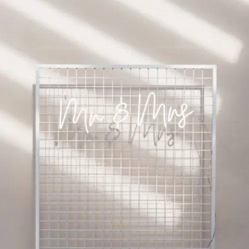 Neon sign Mr & Mrs - Afbeelding 3