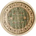 Perzisch kleed rond groen