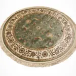Perzisch kleed rond groen - Afbeelding 5