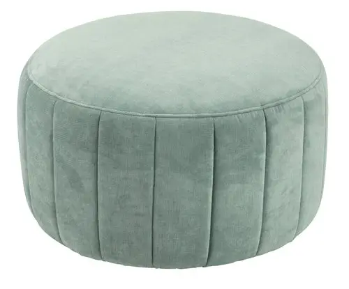 Hocker fluweel mint