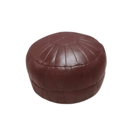 Poef bruin vintage