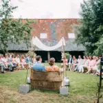 Rieten boho bank - Afbeelding 3
