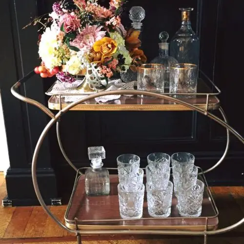 Serveertrolley vintage