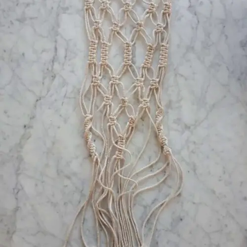 Macrame stoelhanger