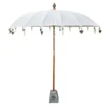Parasol Bali wit
