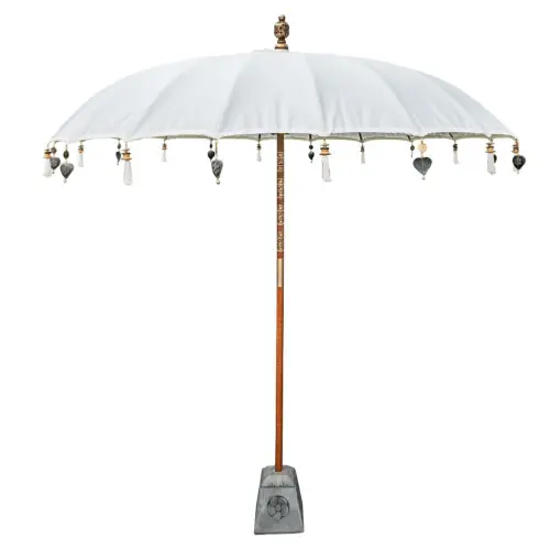 Parasol Bali wit