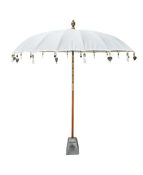 Parasol Bali wit