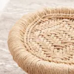 Bijzettafel riet naturel (set van 2) - Afbeelding 2