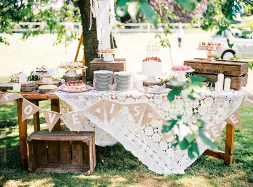 Tafelkleed vintage gehaakt - Afbeelding 4