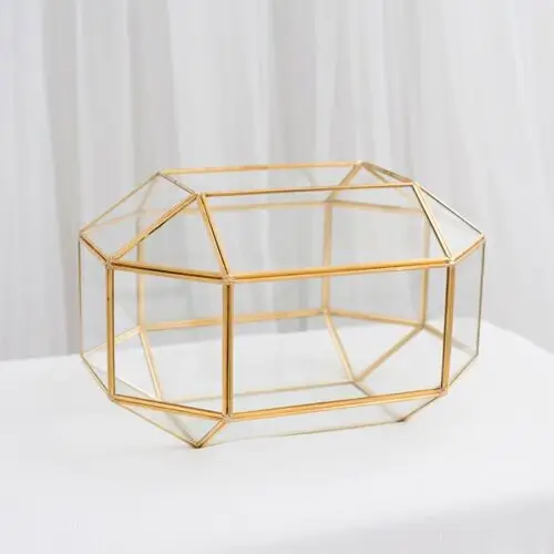 Enveloppendoos geometrisch goud