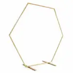 Gouden Backdrop Hexagon