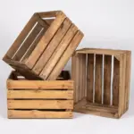 Houten fruitkistjes