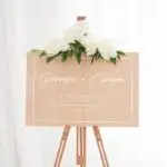Houten Welkomstbord chique met kader - Afbeelding 2