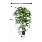 Kunstplant Bamboe 180 cm - Afbeelding 2