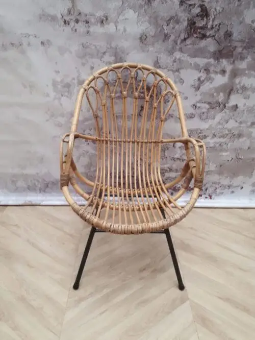 Rotan stoel vintage