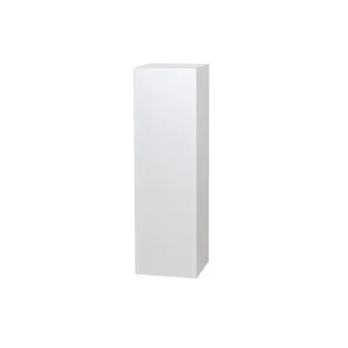 Houten witte pilaar