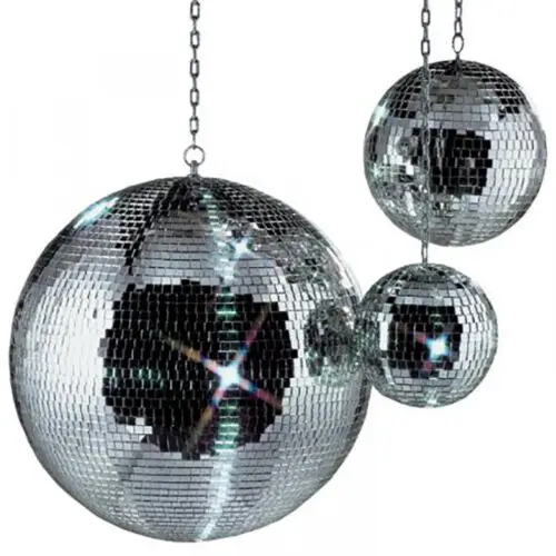 Discoballen zilver (set van 7 stuks) - Afbeelding 2