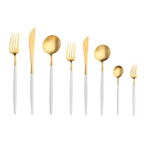 Bestekset Wit Goud Deluxe uitgebreid
