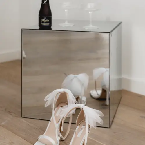 Bijzettafel Spiegel Nanda