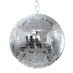 Discoballen zilver 10 cm (set van 5) - Afbeelding 2