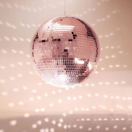 Discobal rosé goud 30 cm - Afbeelding 2