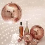Discobal rosé goud 20 cm - Afbeelding 2