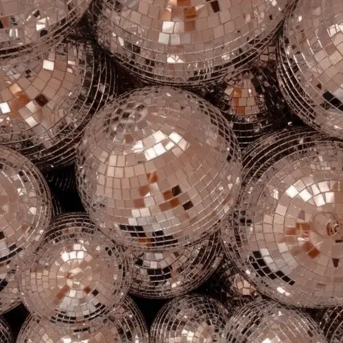 Discobal rosé goud 10 cm - Afbeelding 3