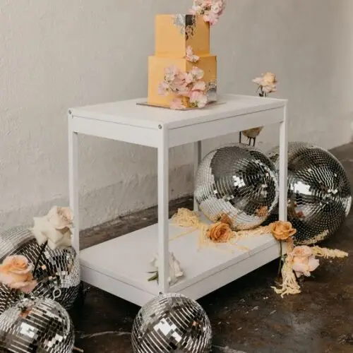 Discoballen zilver (set van 10 stuks)
